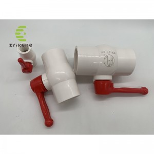 An comhla liathróid ardbhrú 2 orlach le haghaidh uisce