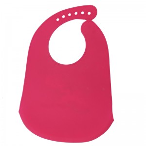 Go héasca Glan leanbh Silicone uiscedhíonach Bib Le Bia Catcher