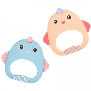 Guma coganta silicone gleoite guma sicín appease lámh frith-ghéibheann molars bréagán táirgí máithreacha agus naíonán