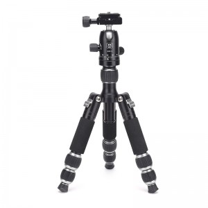 Díolachán Te Diat AM125-DHS-5 Gairmiúla éadrom Tripod mion-ceamara