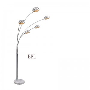 Lampa nua-aimseartha urláir le bonn marmair