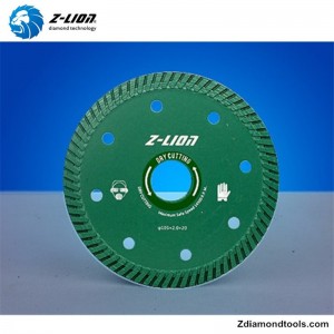 An tSín diamant gearrtha tirim tirim do ghearradh tíleanna cloiche