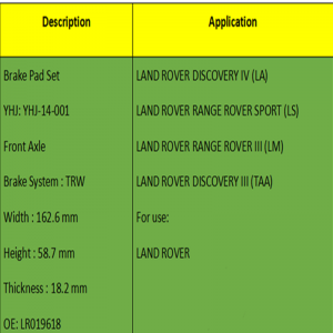 Pillíní coscáin (OE: LR019618)