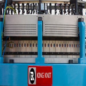 Korea 4 track single Jersey jacquard ringkudumismasin