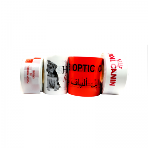 Tehase hind hulgimüügi tasuta valim PE ohutuse hoiatus kollase tollibarjääri teip