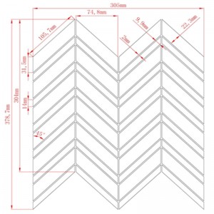 Mósáic balla urláir il-marmair le carrara bianco