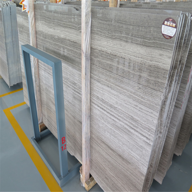 Leac Marble Serpegiante na Síne Gey Wood Grain