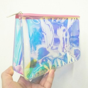 Mála zipper Holographic PVC