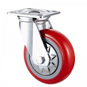 Dualgas Trom - Tithíocht plátáilte chrome le roth TPE Dubh7