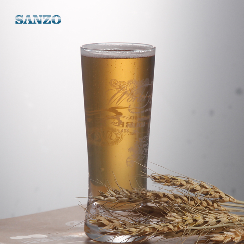 Sanzo 150ml Cailín Comhlacht Gloine Dath Corn Beoir Beoir Mug Luaidhe Gloine Beoir Saor in Aisce Le Lógó