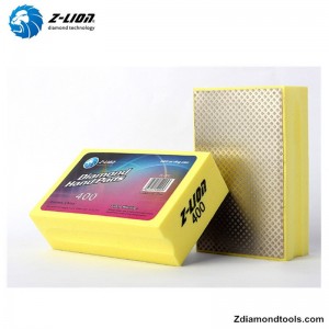 Pads láimhe snasta diamant ZL-37CS saor le haghaidh gloine