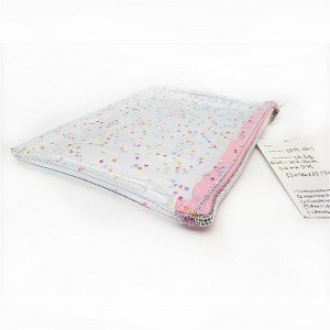 PVC kosmeetiline kotike sädeleva ämbritega