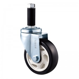 Dualgas Meánach - Tithíocht plátáilte chrome le roth bán DPEand TPE