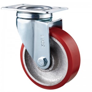 Dualgas Meánach - Tithíocht plátáilte chrome le roth TPE red3