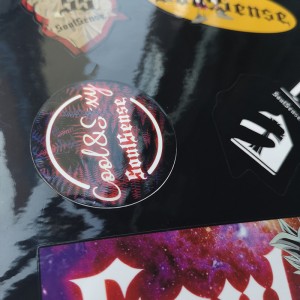 Uiscedhíonach Die Cut Company Logo Cartoon Custom UV Proof Sticker