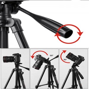 KINGJOY tríthoiseach físeán éadrom smeach glas VT-860 le ceann trí bhealach