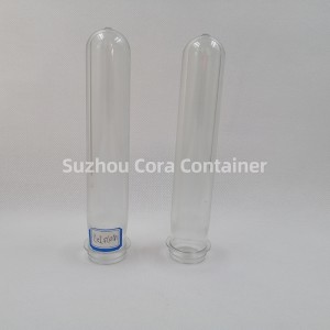 Méid 27mm 75g Muineál 32mm Petitc Pet Preform do Ola Dí Uisce