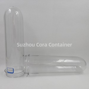 Méid 65mm 275g Muineál 72mm Preform Pet Petitc do Ola Dí Uisce