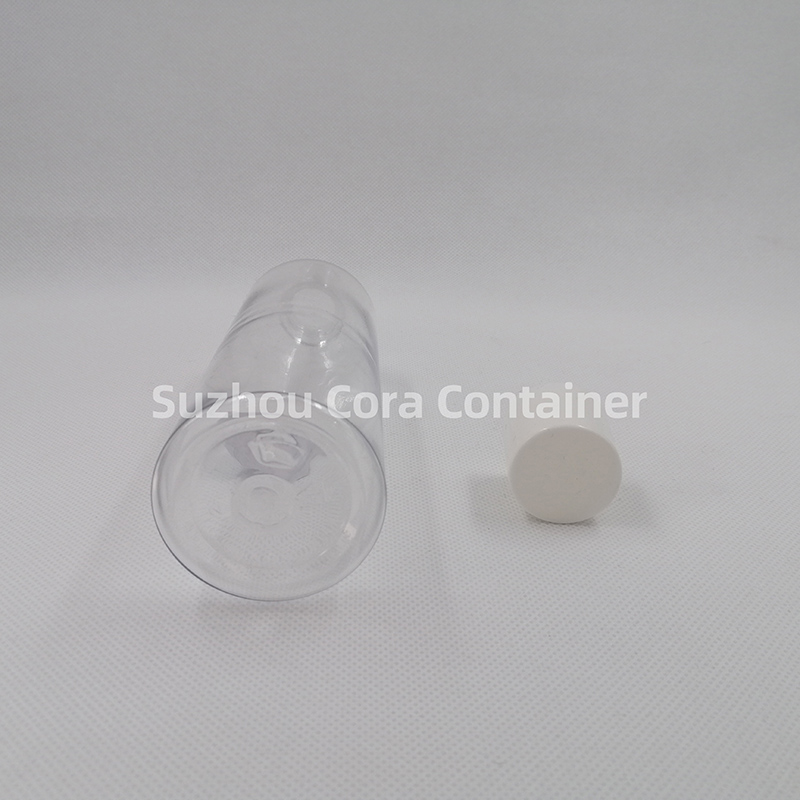 270ml Kaela suurus 24mm Lemmiklooma kosmeetiline plastpudel kruvikorgiga