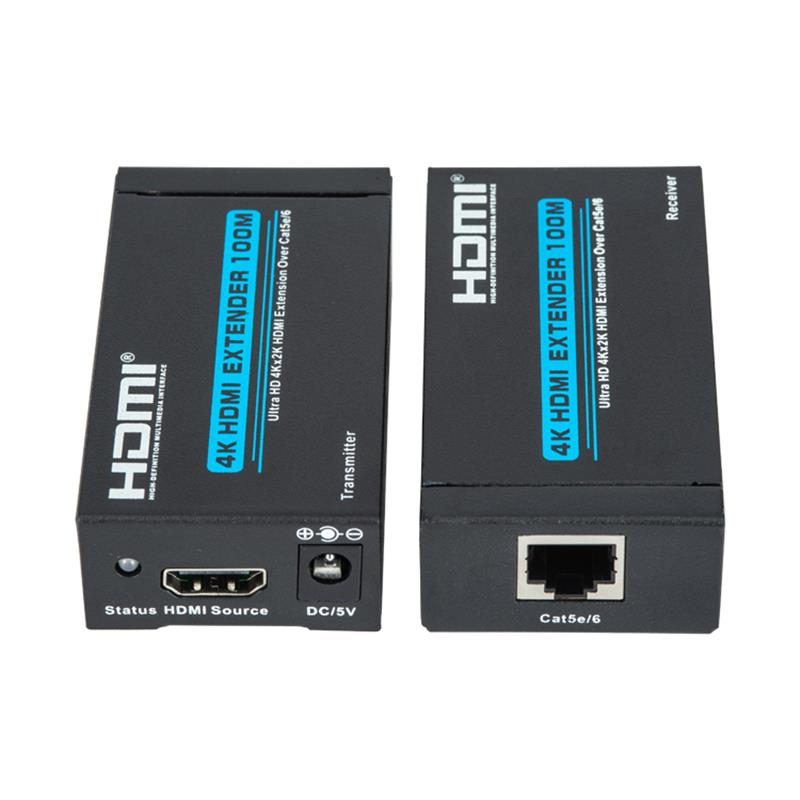 V1.4 4K HDMI Extender 100m üle ühe cat5e/6 kaabel Support Ultra HD 4Kx2K/30Hz