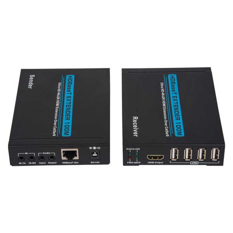 V1.4 4K PEST HDMI KVM Extender 100m üle ühe cat5e/6 cable100m@ 4Kx2K/30Hz