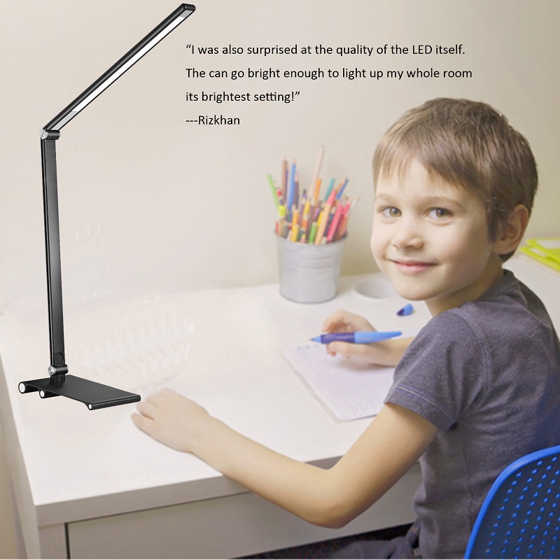 129ts Desk Lamp uurimiseks Dimmable juhitud laualamp, Touch Dimmer, Color Change Base Night