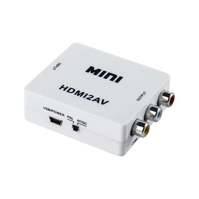 Méid Beag HDMI go tiontaire AV / RCA 1080P