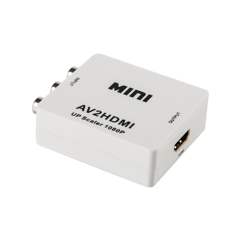 Mini suurusega AV/RCA/CVBS HDMI konverter Upspaler 720p/1080p