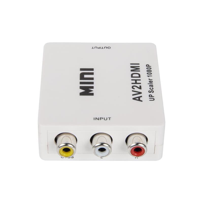 Mini suurusega AV/RCA/CVBS HDMI konverter Upspaler 720p/1080p