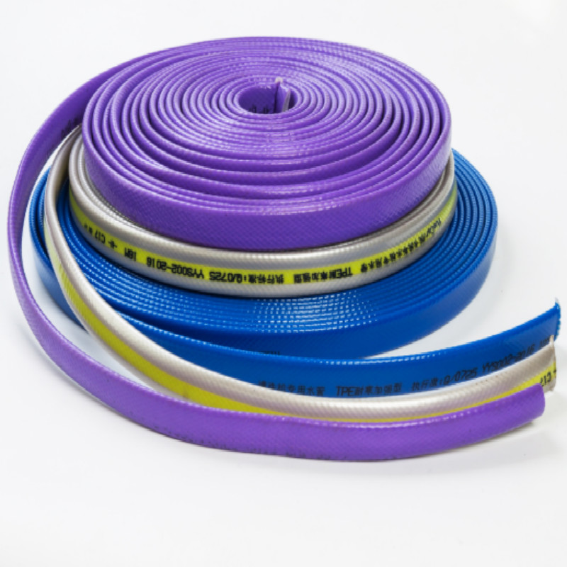 PVC carr ag níochán hose uisce layflat a rinneadh sa tSín