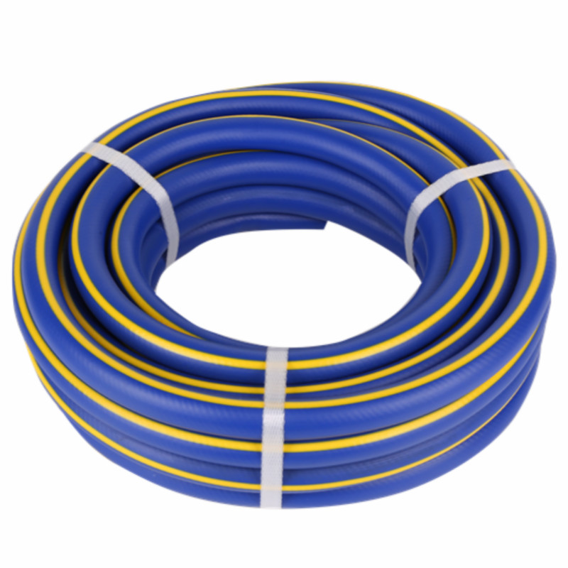 3-chiseal braided ildaite Le líne buí Superflex PVC uisce Hose