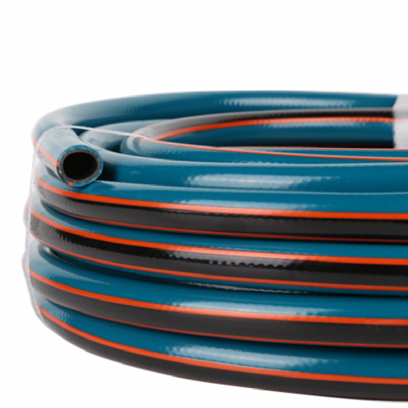 3 Snáithín uisce ildaite Braided Garden pvc solúbtha Hose