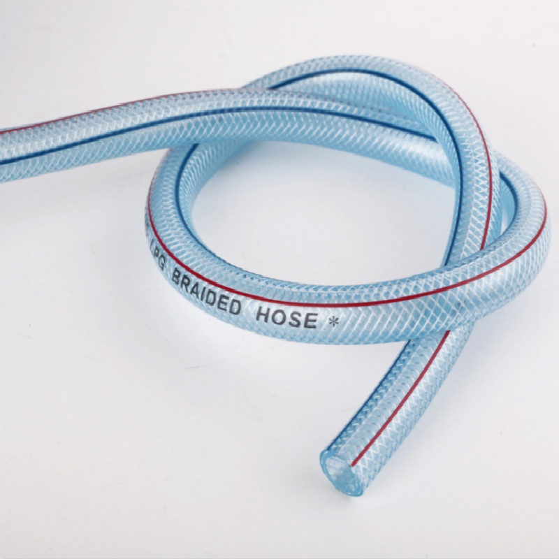 Píopa uisce Píobán bréid treisithe plaisteach solúbtha atá athneartaithe PVC gairdín uisce