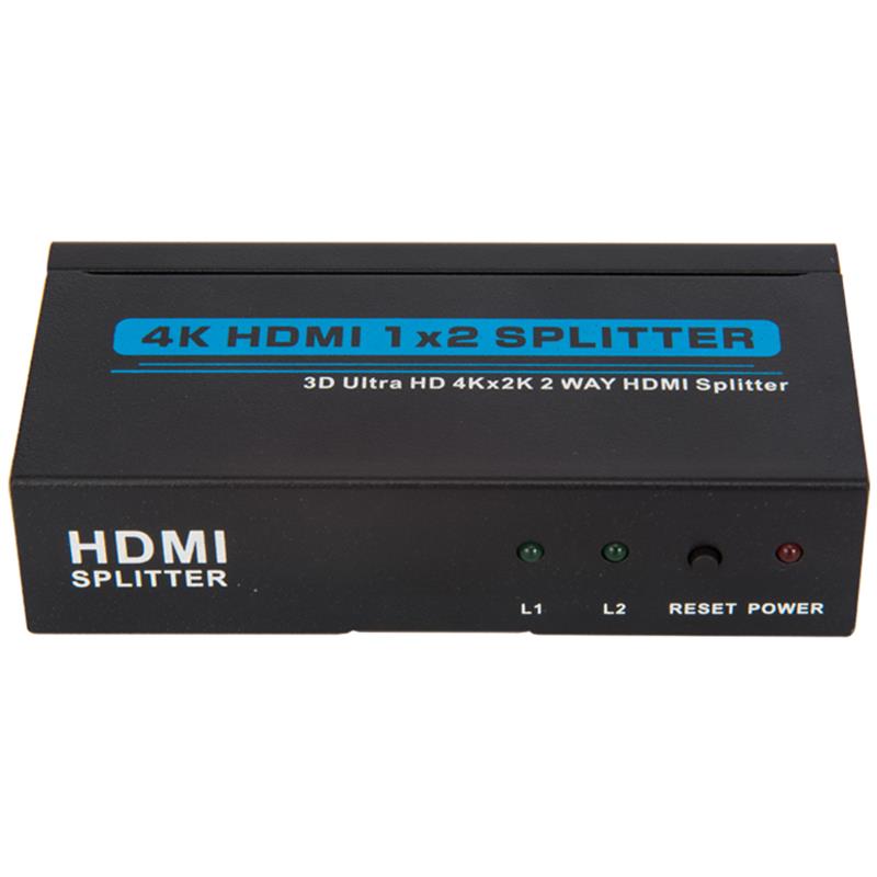 V1.4 2 Chalafoirt HDMI 1x2 Scoilteoir 3D Ultra HD 4Kx2K / 30Hz