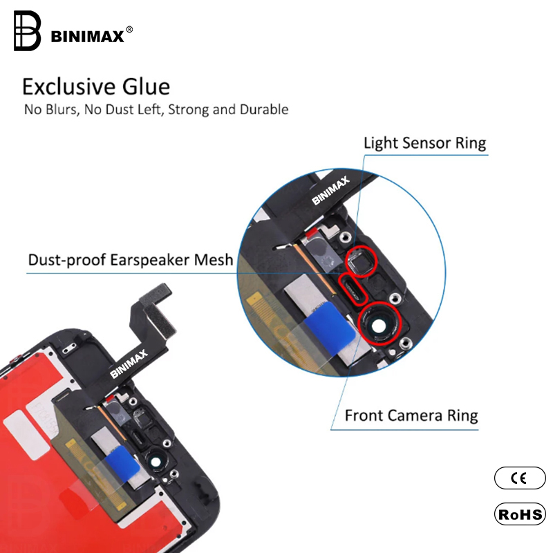 BINIMAX mobiiltelefonide ekraani moodulid ip 6S jaoks