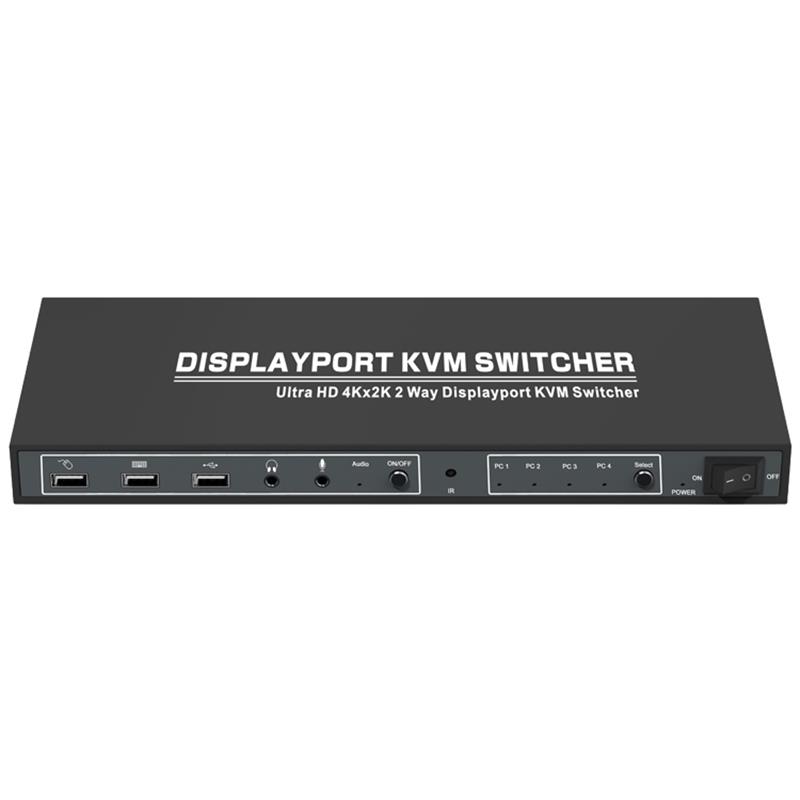 1.2 Taispeántas Tacaíochta KVM 4x1 Switcher 3D Ultra HD 4Kx2K @ 60Hz