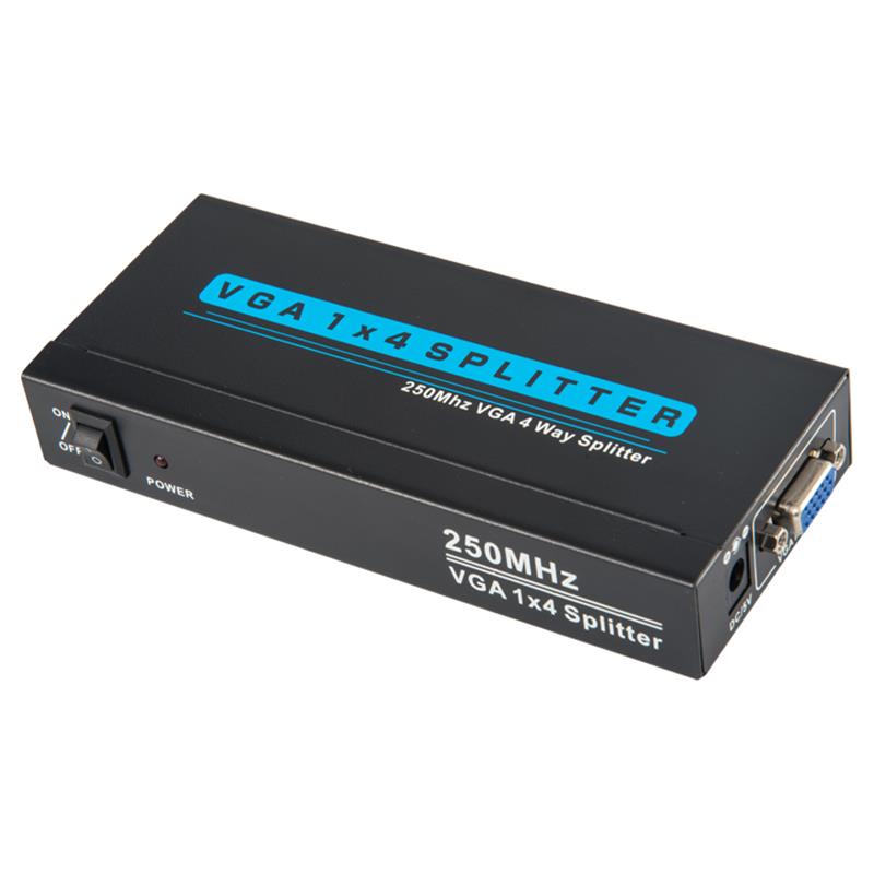 250MHz 8 Way VGA 1x8 Splitter Support 1080P