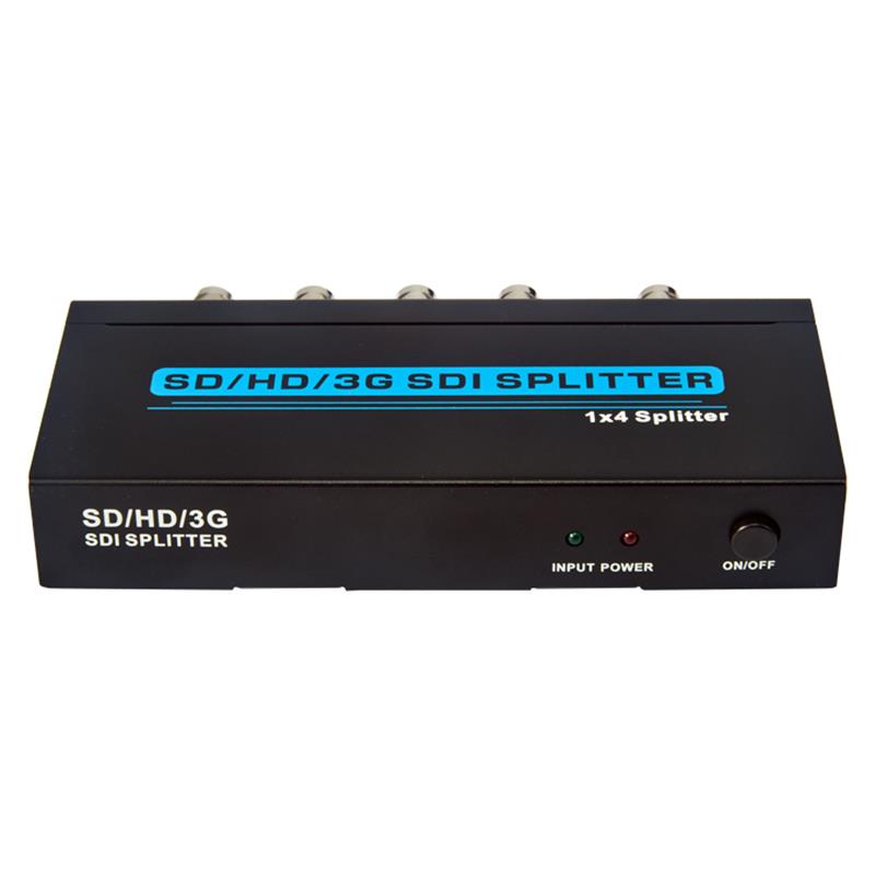 Tacaíocht SPLITTER SD / HD / 3G SDI 1x4 1080P