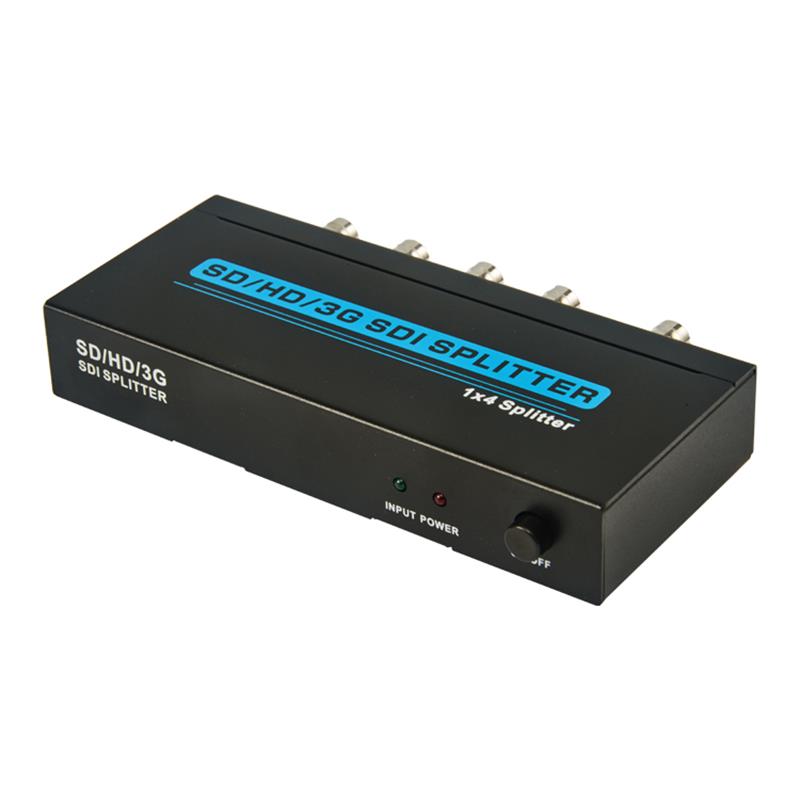 Tacaíocht SPLITTER SD / HD / 3G SDI 1x4 1080P