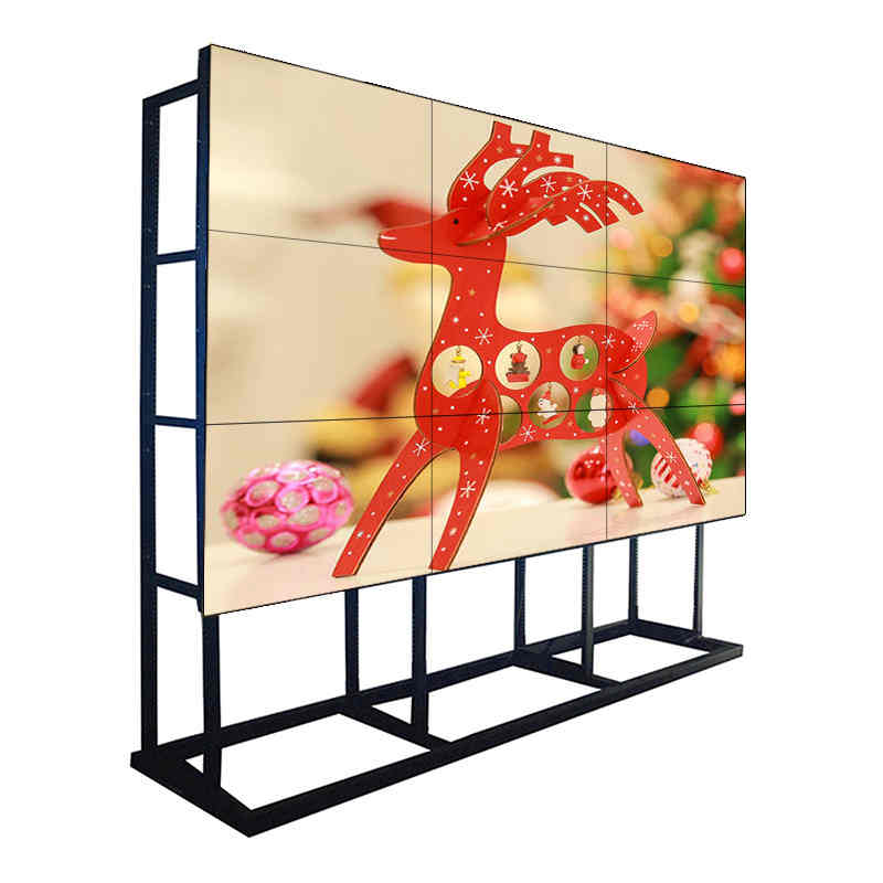 55 tolli 0.88mm bezel 700 NIT LG LCD Video Walls System Monitor Display for Command Center, Shopping Mall, Chain Store kontrollruum