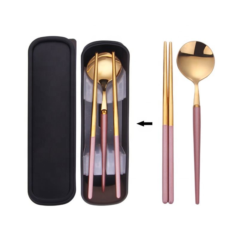 spúnóg dinnéar chopsticks bosca picnic ór bándearg sceanra tacar taistil