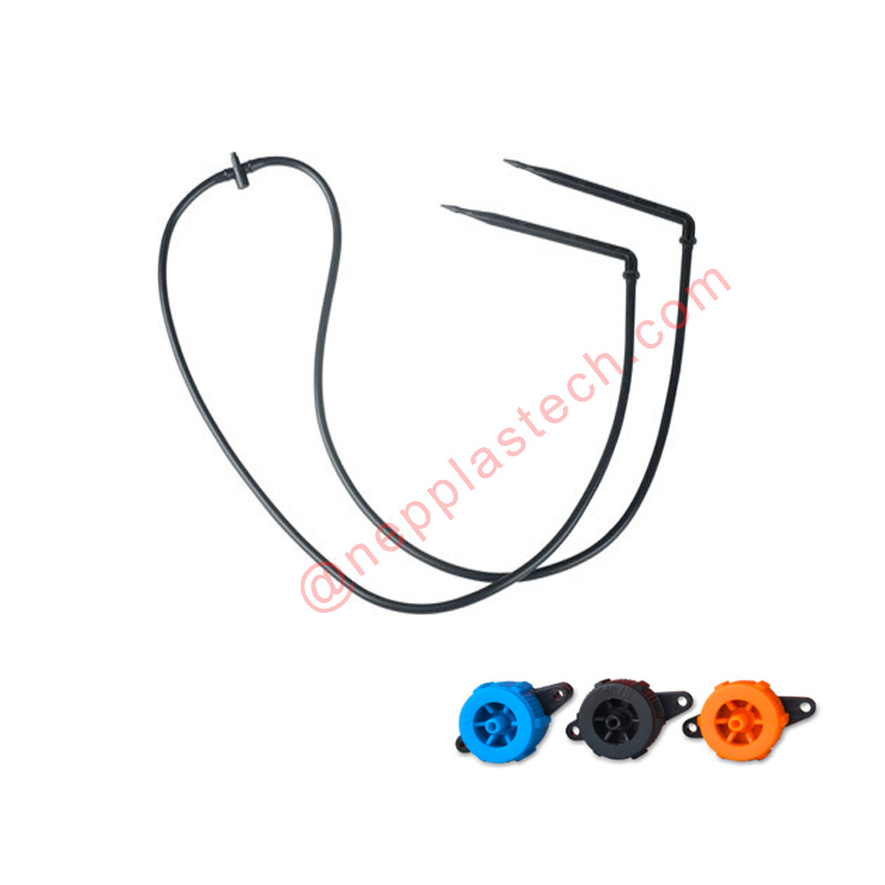 úllord Plandálaithe micrea-uisciúcháin spré sprinklers saighead ar líne do phota bláthanna