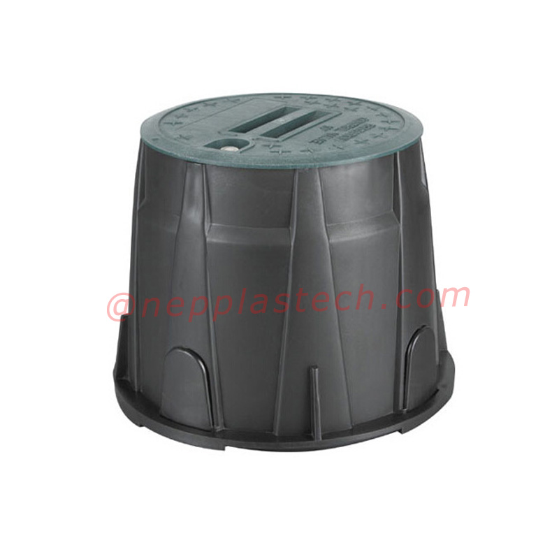 córas uisciúcháin gréine gréine tírdhreacha 6 10 12 orlach comhla plaisteach agus bosca méadair uisce