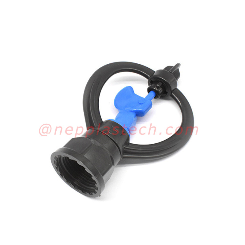 talmhaíocht trealamh uisciúcháin sprinklers rothlacha rothlacha 1\/2 orlach tor plandlainne ag uisciú sprinklers tuirbín lár-achair