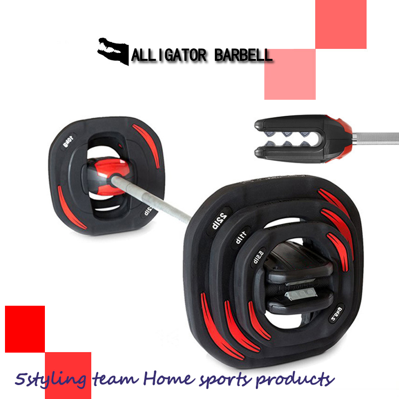 Krokodillisuuga barbell-kostüüm kodumajapidamises sukeldumine aerutamine meeste\ ja naiste\\ üldine kaalu tõstmine TPU grilliviil