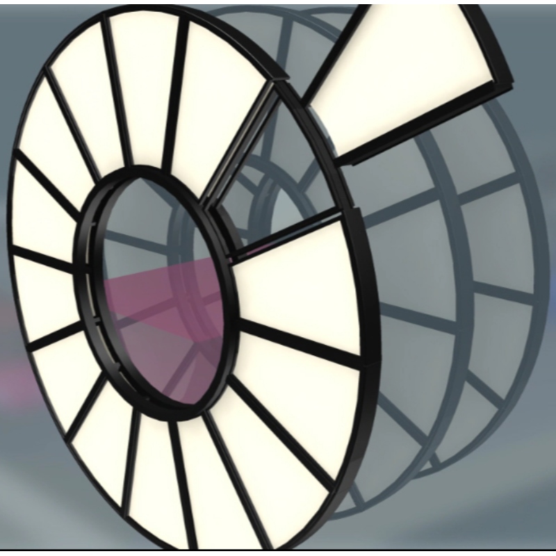 Scagaire diosca de chineál dúnta go hiomlán