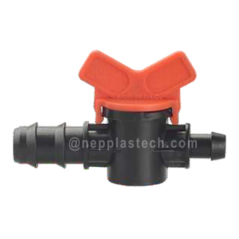 córas uiscithe uathoibríoch gairdín píopa píobáin drip 20mm go 16mm ag laghdú nascóirí comhla deilgneach