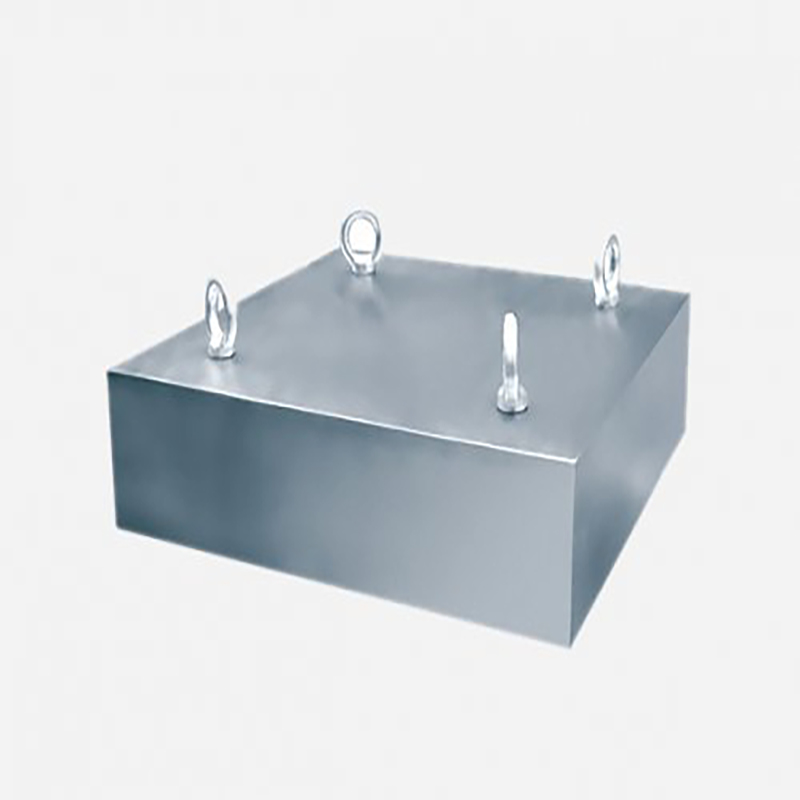 Scaipeann pláta maighnéadach scaradh maighnéadach os cionn an chreasa iompair 14000G láidir maighnéadach go tapa