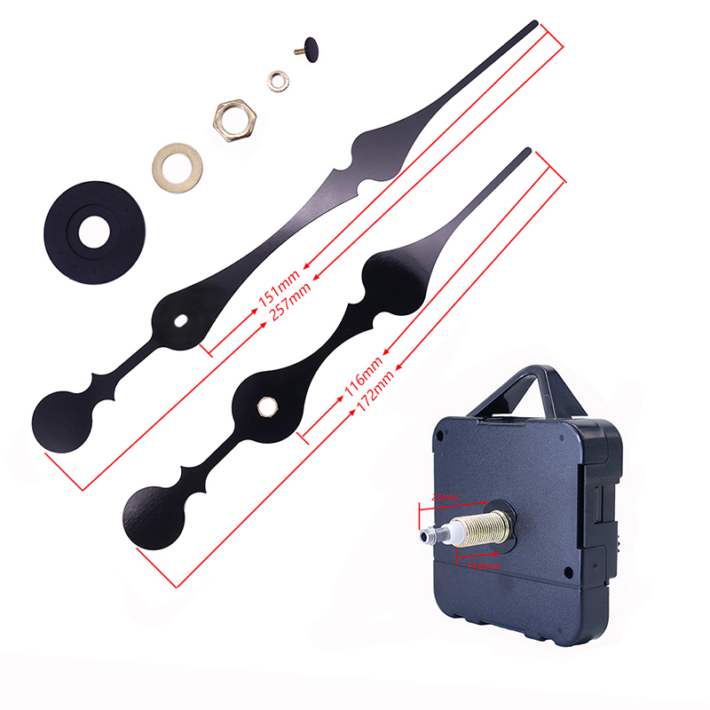 HR1688 23mm suur pöördemoment I teljeseina kell ja kellakäed