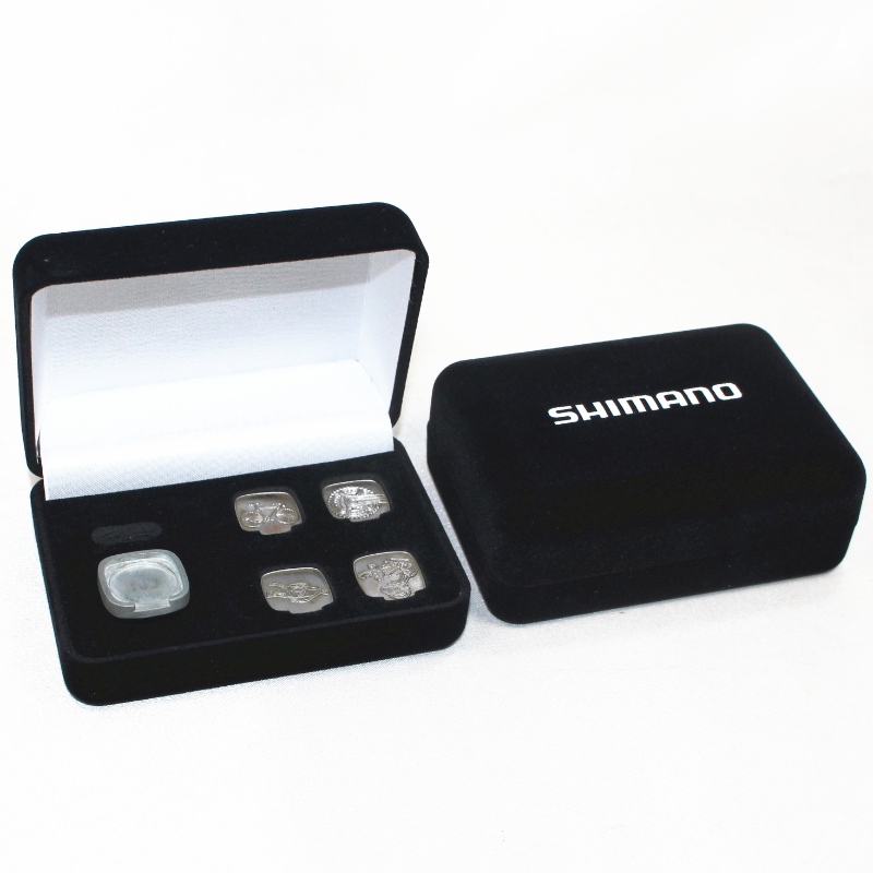 Element D-26L ümmargune Velvet Box mansetinööbide, lipsuklambrite jaoks, mm.95*68*36, raskused umbes 65g